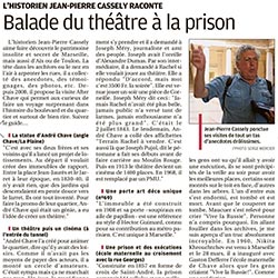 la Provence article after chave