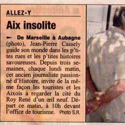 La Provence 9 août 2004 