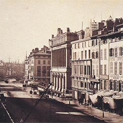 palais de la bourse au XIXe Marseille